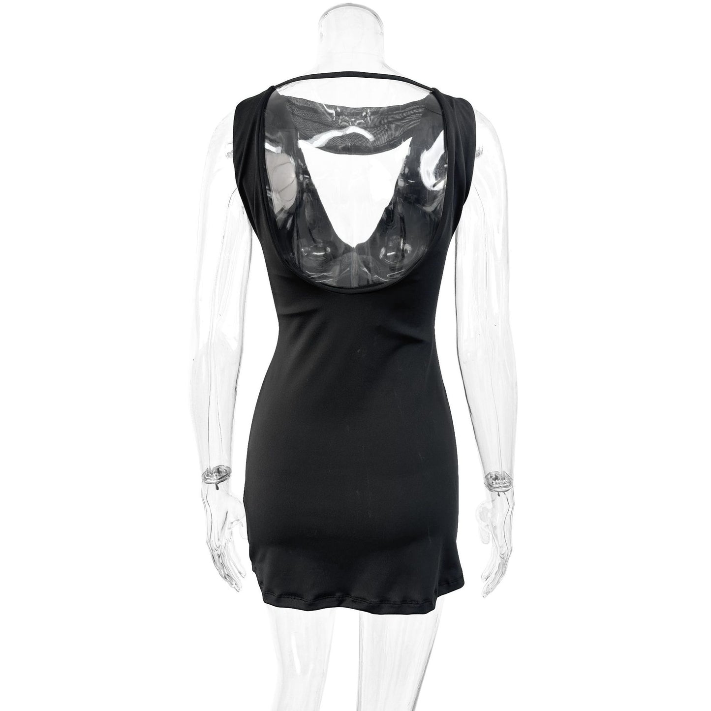 molly black Sleeveless halter neck dress