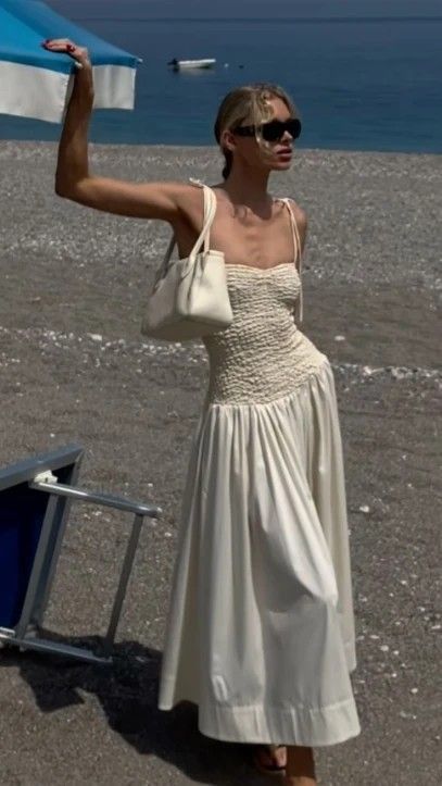 Strapless Fitted Spaghetti Strap Long Dress - white