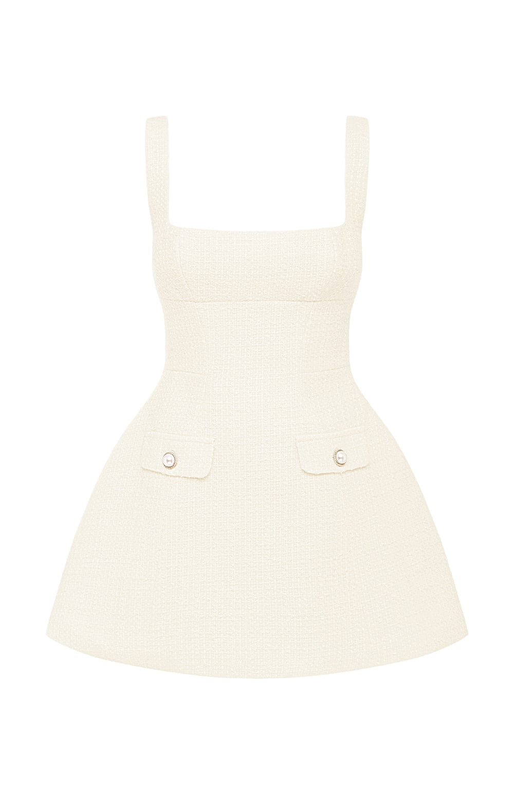 Bessie Ivory Mini Dress - Romantic Lace Party Dress