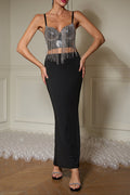 Hebe Fringe Fantasy Sequin Top