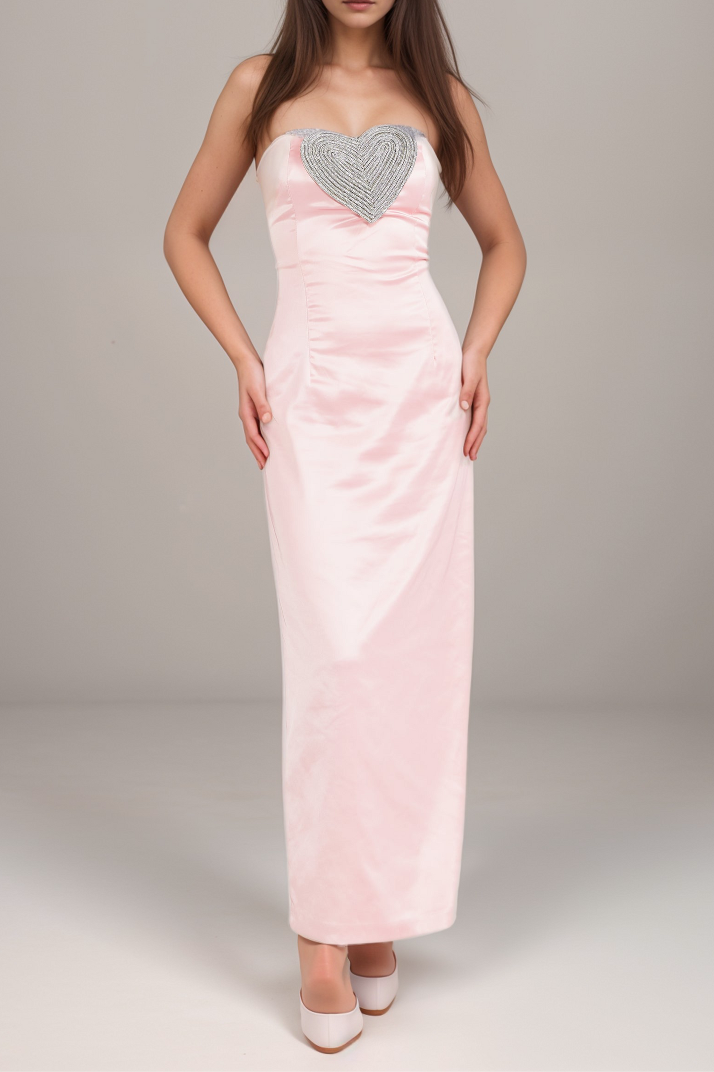 Clothilde crystal-embellished midi dress