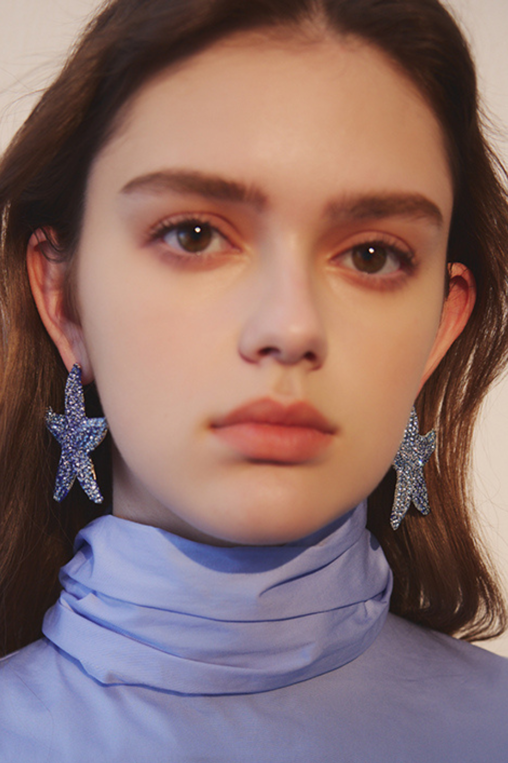 starfish diamond earrings