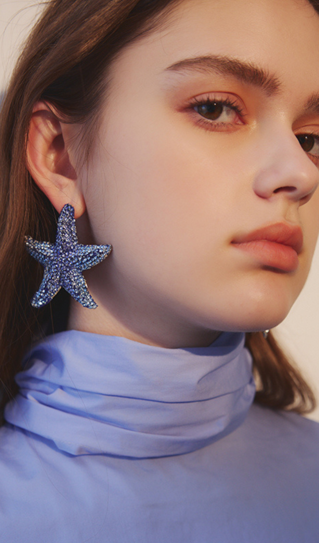 starfish diamond earrings