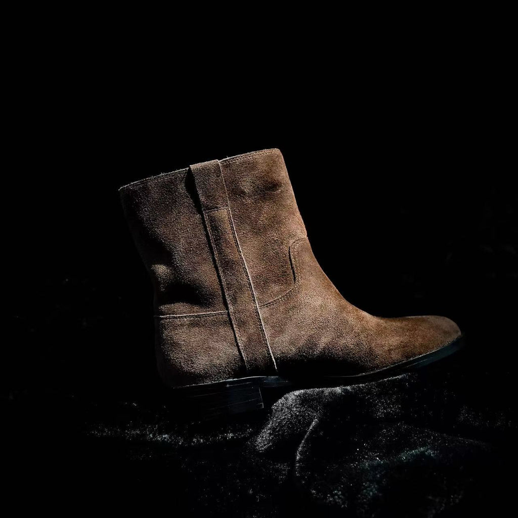 suede Low-top women's boots