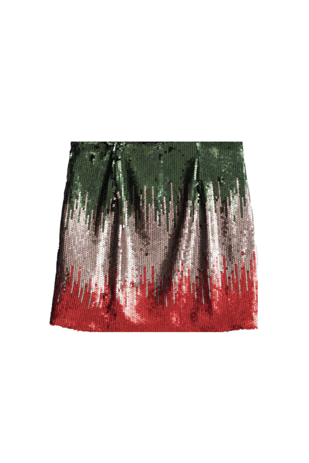 tracy Sequin Skirt in Silver