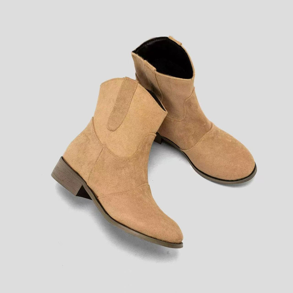 suede Low-top women's boots