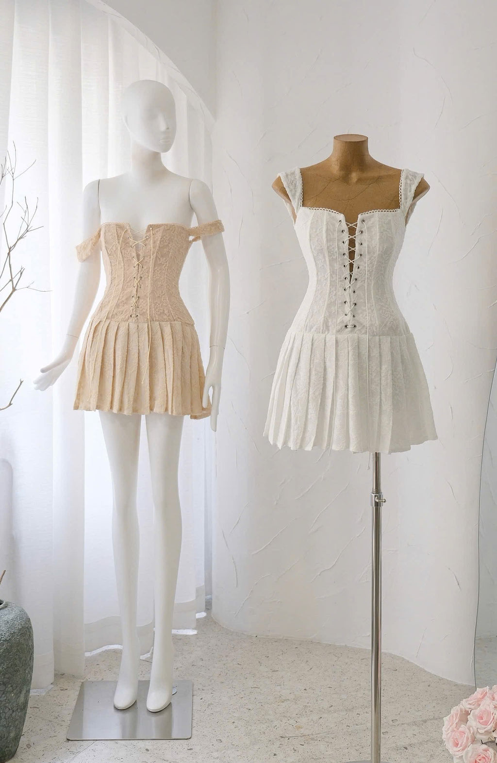 Champagne Tassel Feather Mini Dress - Luxe Gold Party Dress