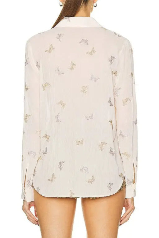 laurent blouse in white