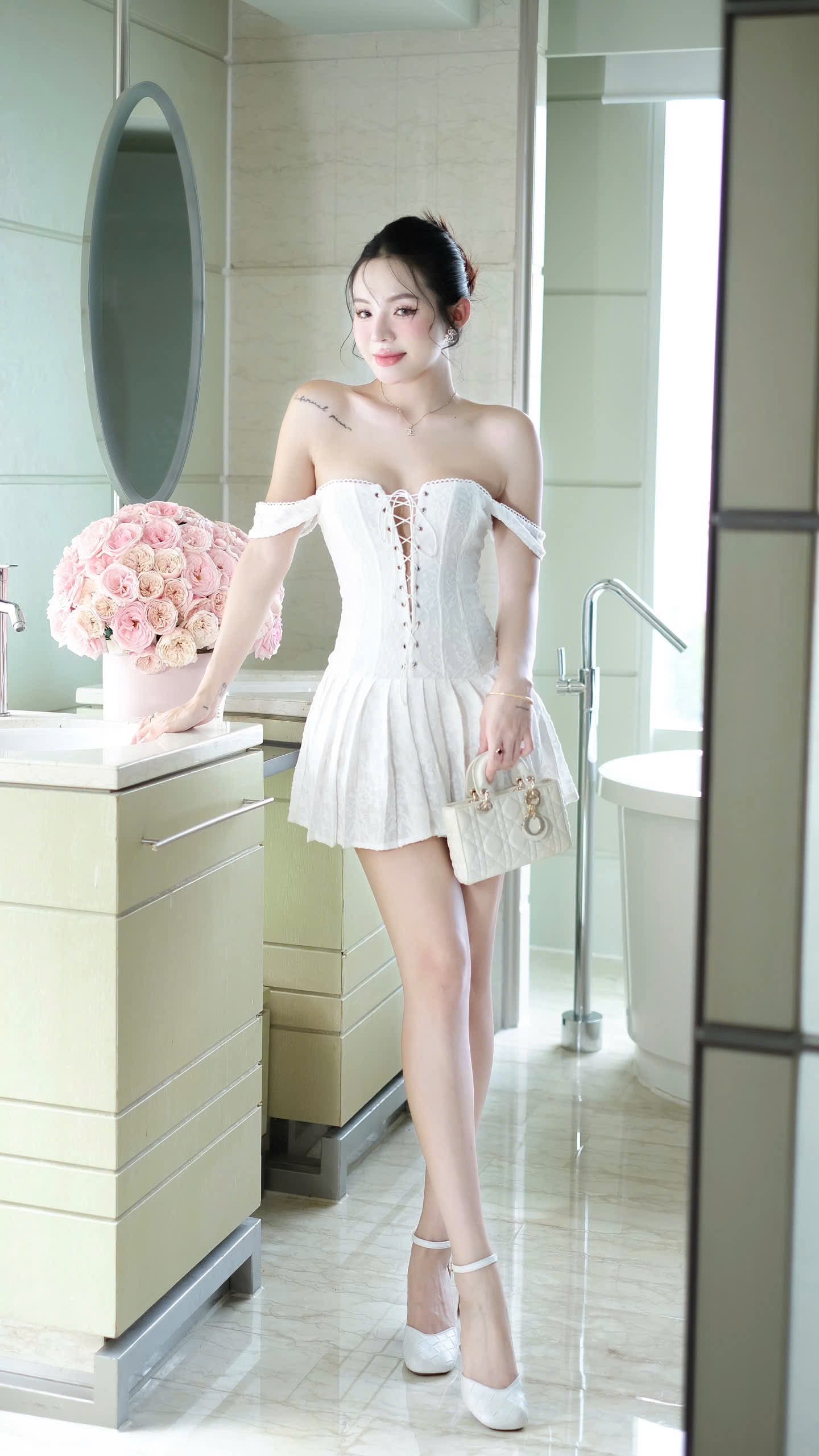 Champagne Tassel Feather Mini Dress - Luxe Gold Party Dress