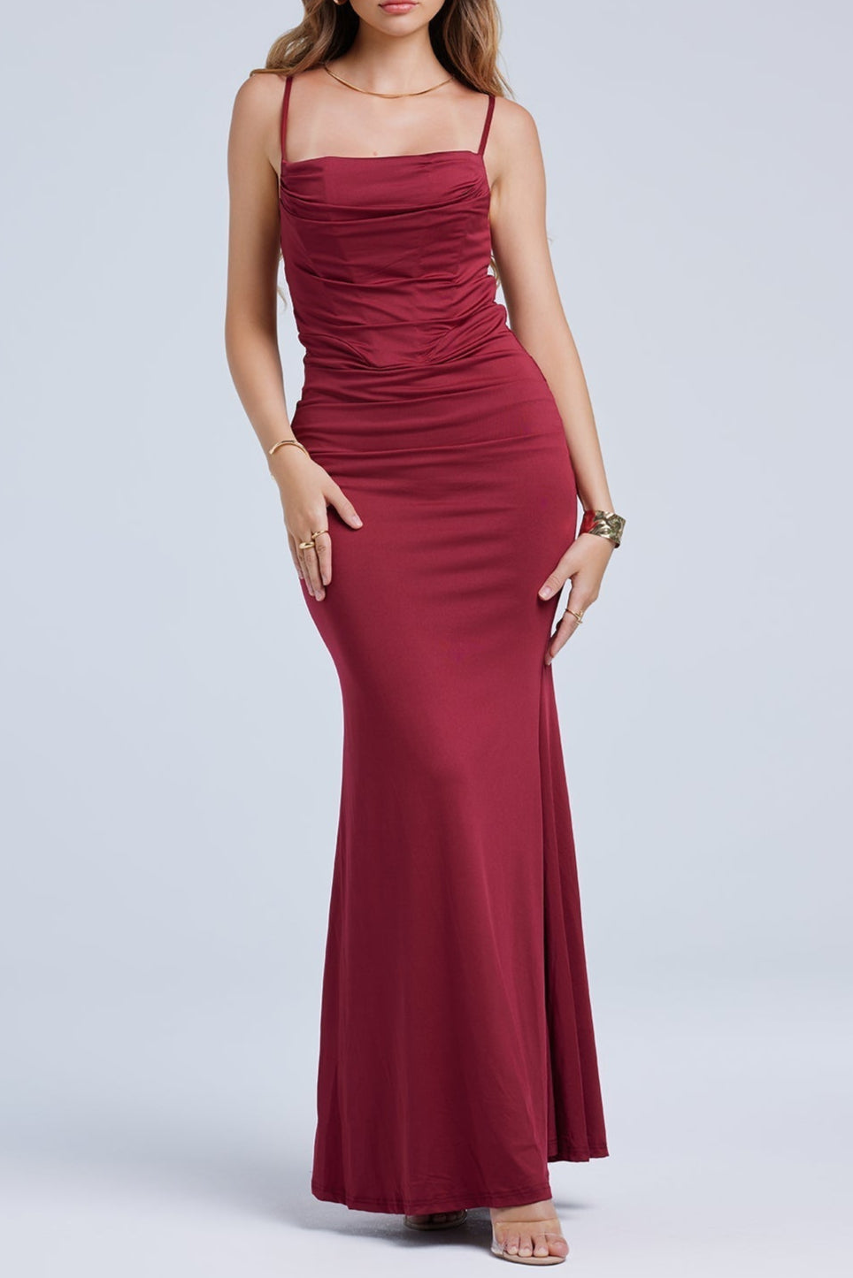 ANNIE Corset Maxi Dress