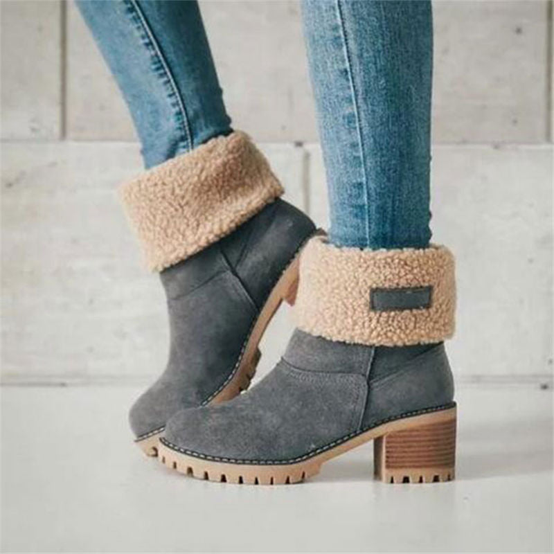 Fur Warm Snow Boots
