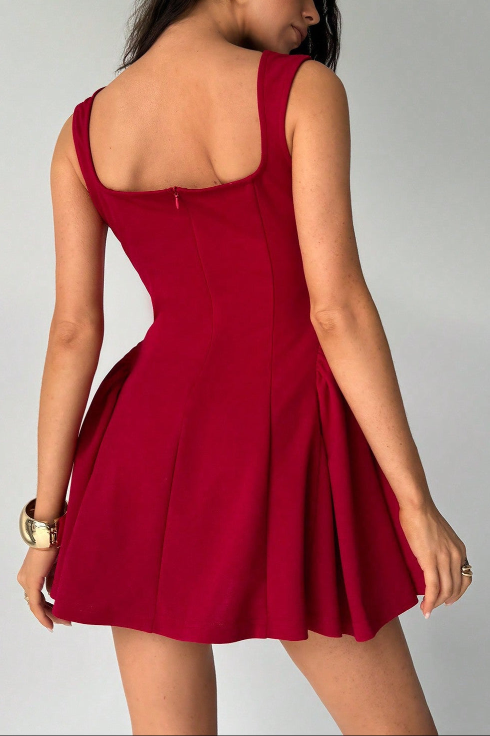 erica red slip Mini dress