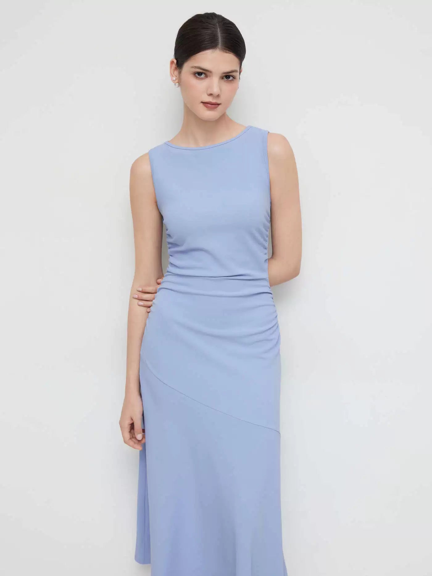 blue  camisole dress