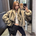 fur imitation short thickened coat
