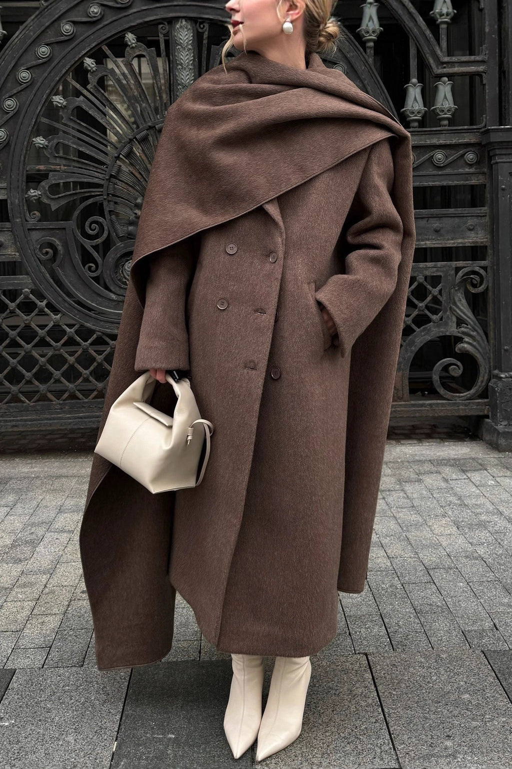 virginia Solid color loose coat