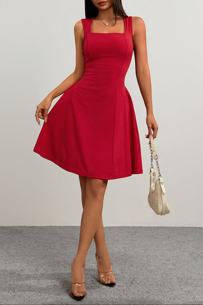 erica red slip Mini dress
