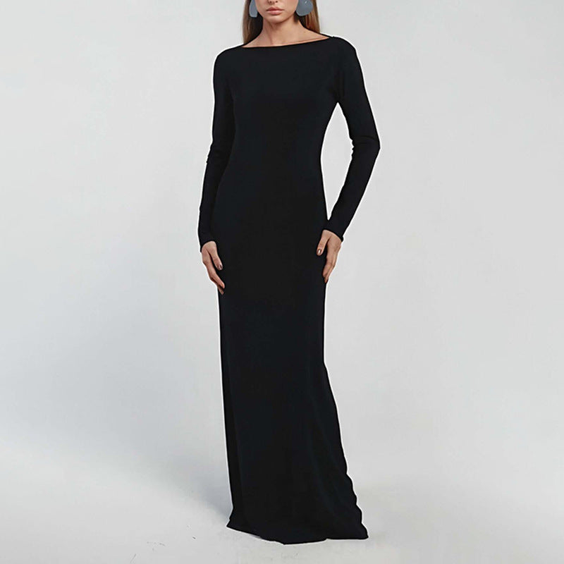 damla long sleeve maxi dress