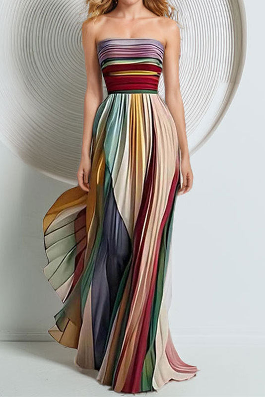 zenobia Strapless maxi dress