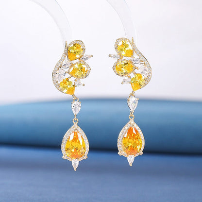 BUTTERFLY TOPAZ EARRINGS