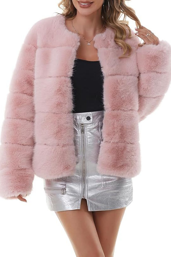 winifred Fox Fur mini Coat