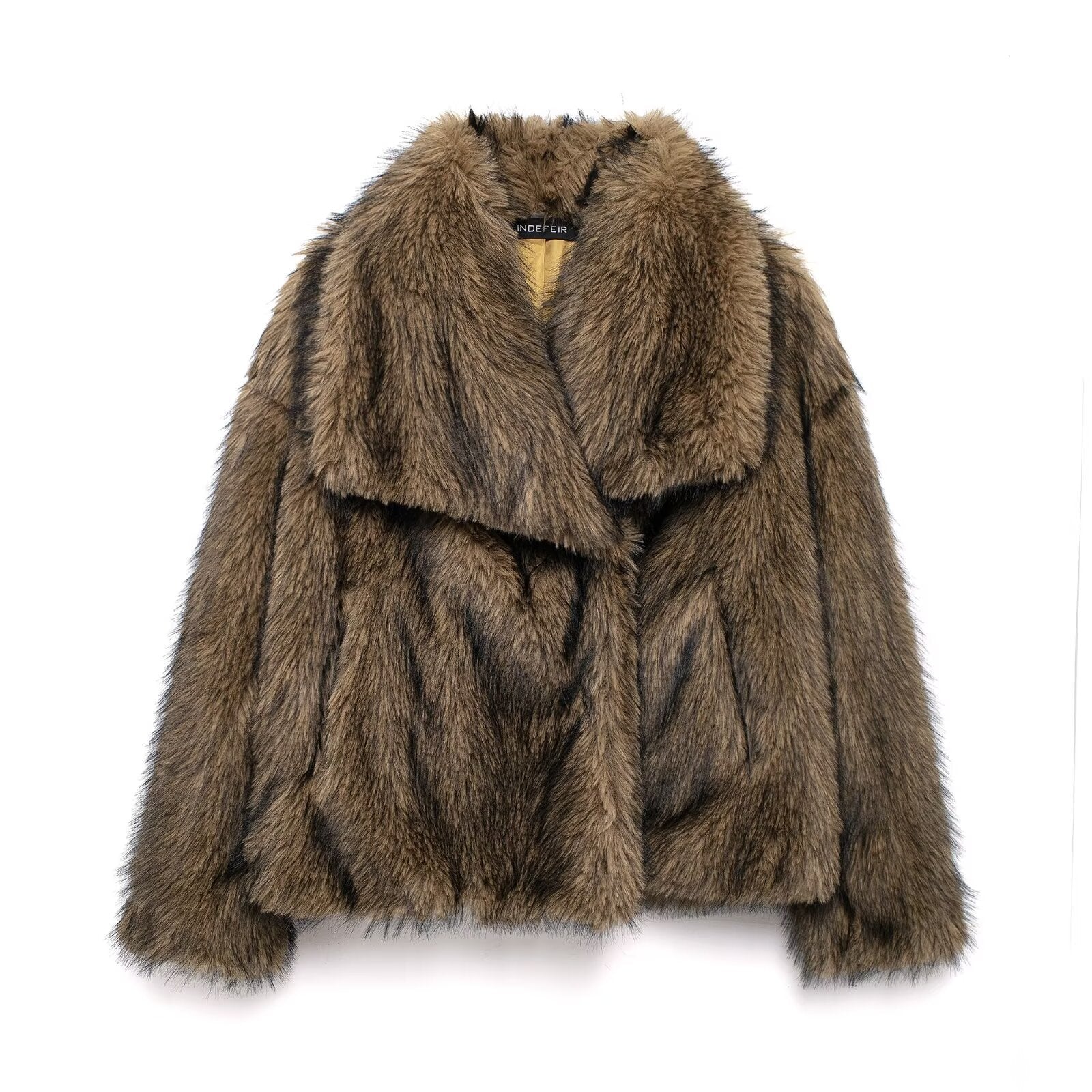 mag lambswool thick fur coat