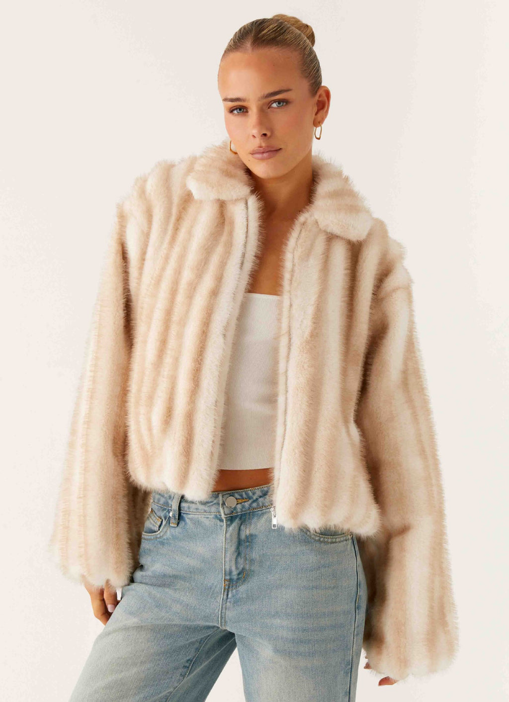 phyllis Short fur coat