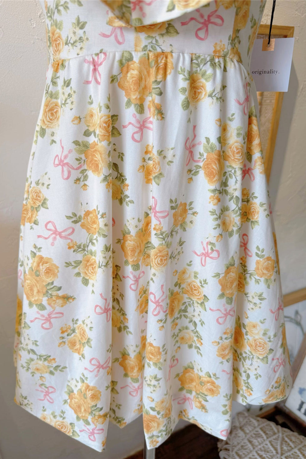 bow suspender puffy skirt