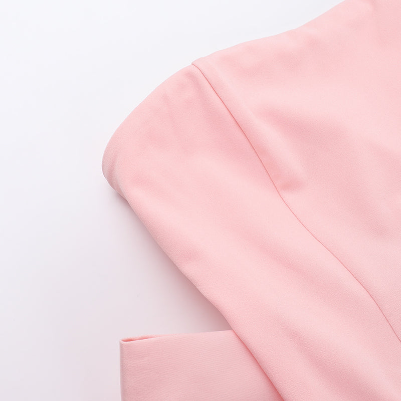 Lotus Mini Dress - Blush