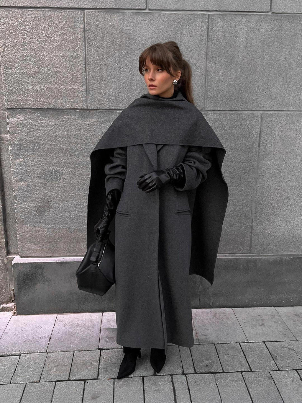 virginia Solid color loose coat