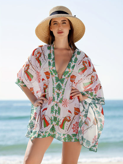 Cover-Up Square Anti-Heat Swimsuit Tummy Shawl