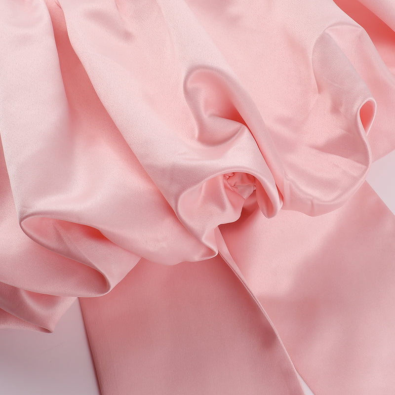 Lotus Mini Dress - Blush