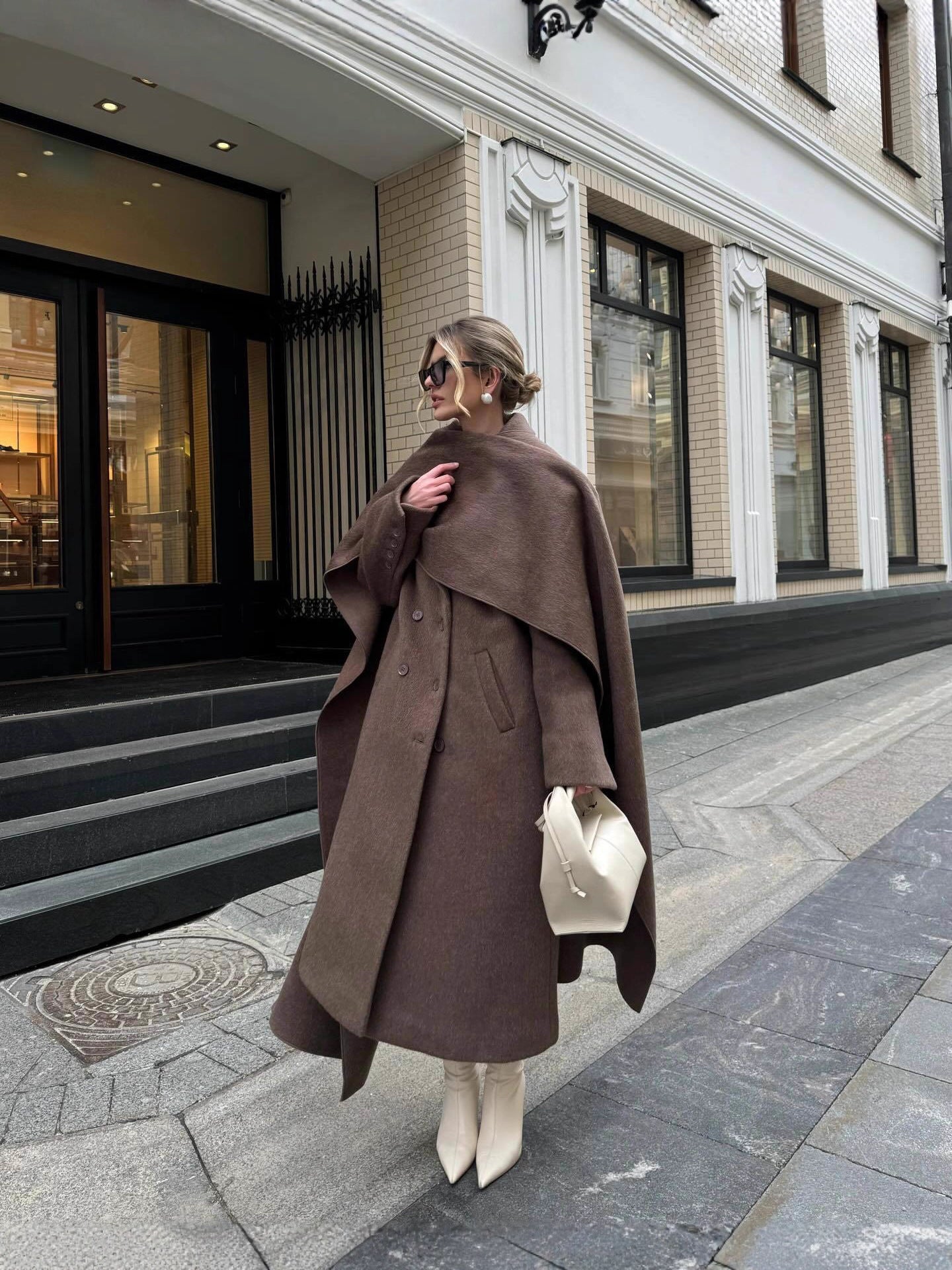 virginia Solid color loose coat