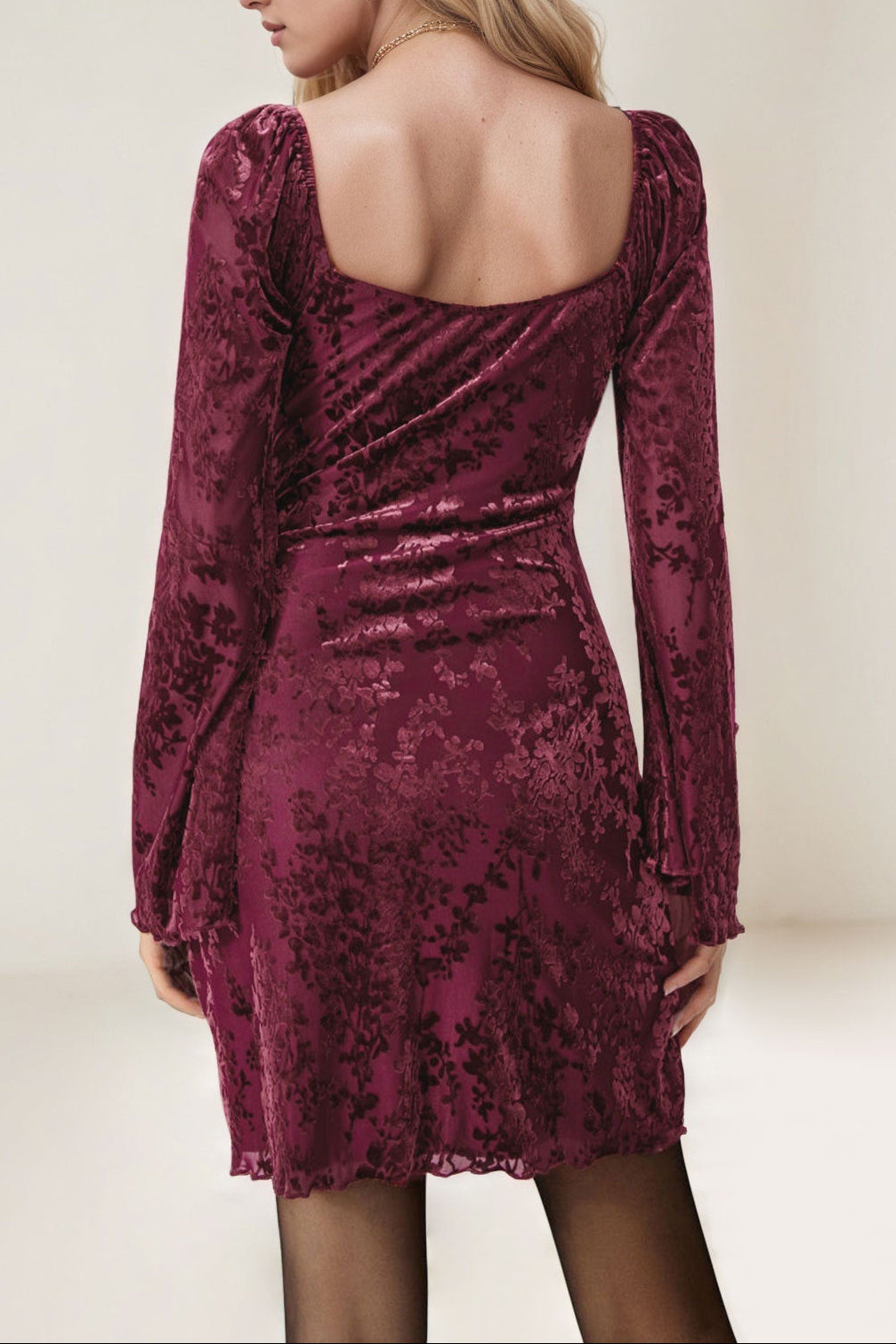 jocelyn long sleeve mini dress