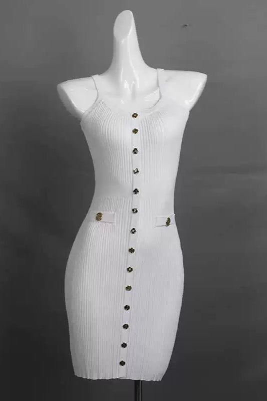 versatile knitted mini sundress