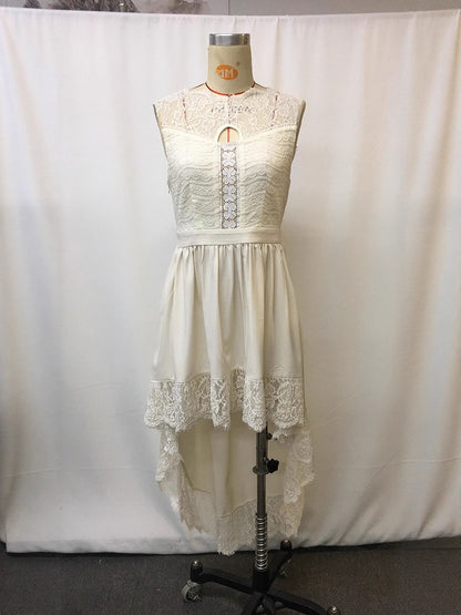 cara apricot Lace cutout dress