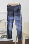 high-waisted elastic dyeing yoga pants