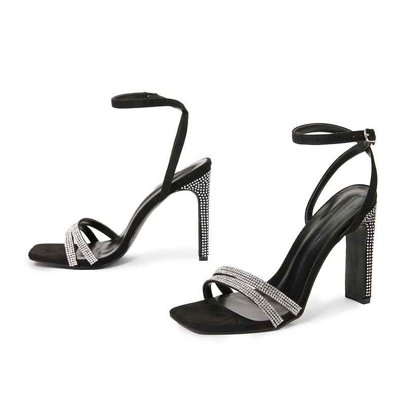 Chic Sequin Vamp Pumps Sandals