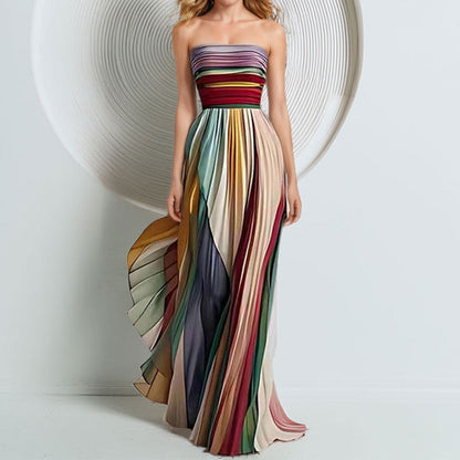 zenobia Strapless maxi dress