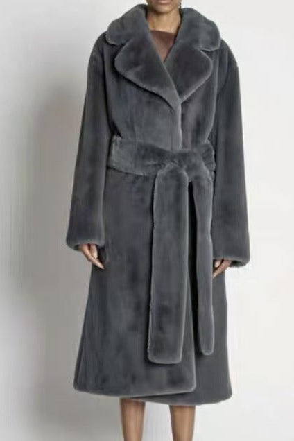 imitation fur coat thickened
