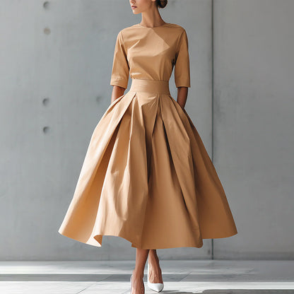georgia short sleeve maxi dress