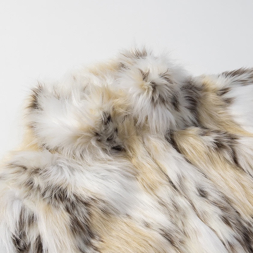 murray faux fur dyed coat