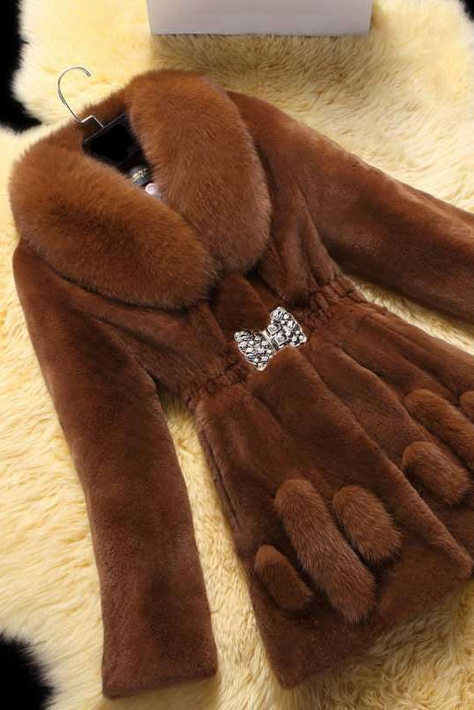 Kate imitation rabbit fur jacket