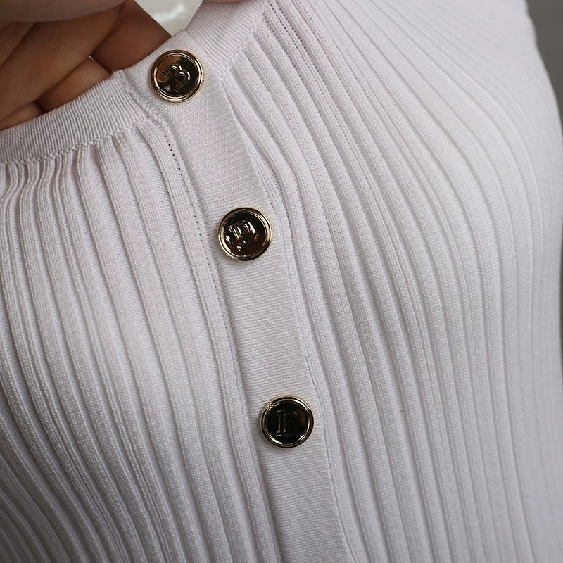 versatile knitted mini sundress