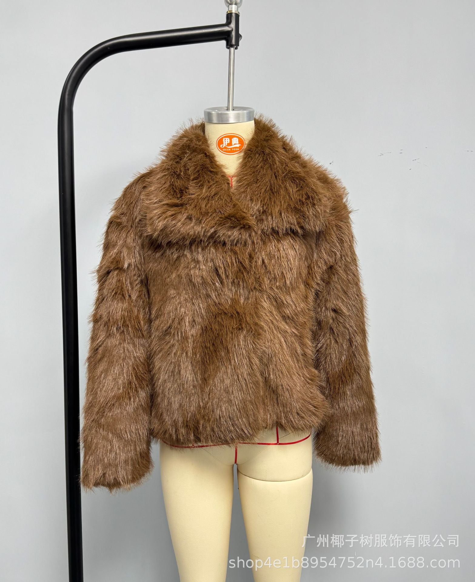 mag lambswool thick fur coat