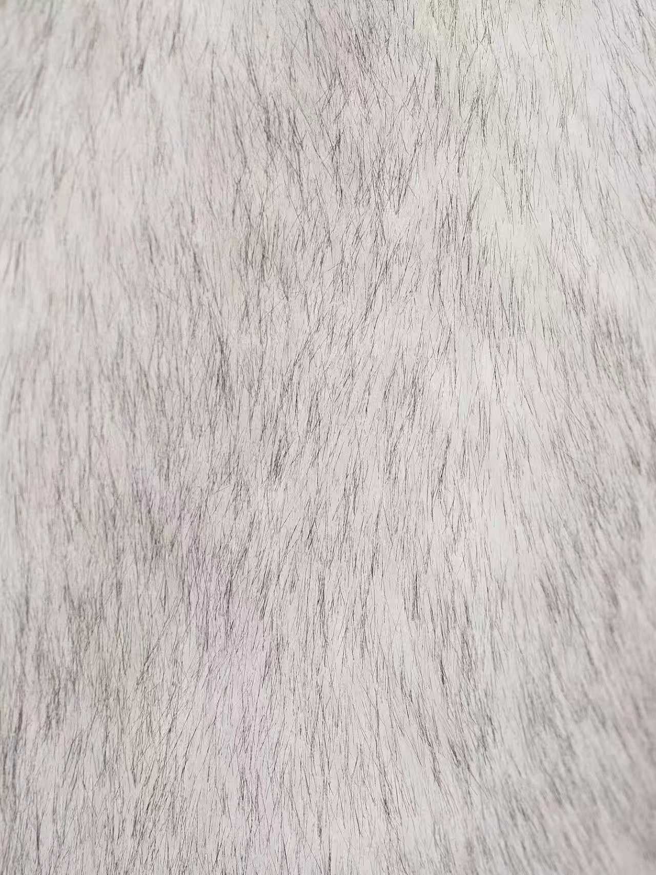 modesty gradient fur coat