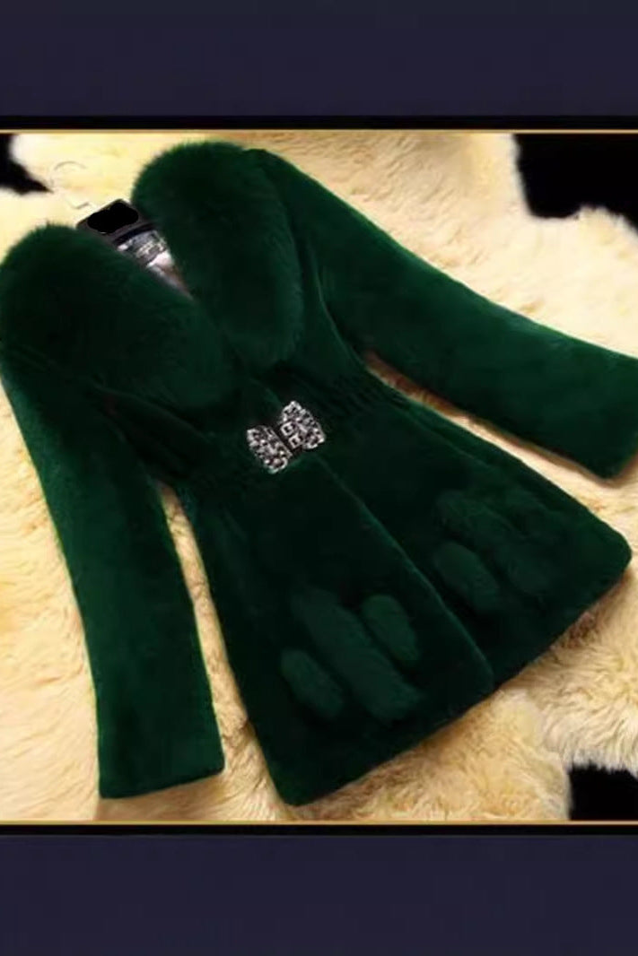 Kate imitation rabbit fur jacket