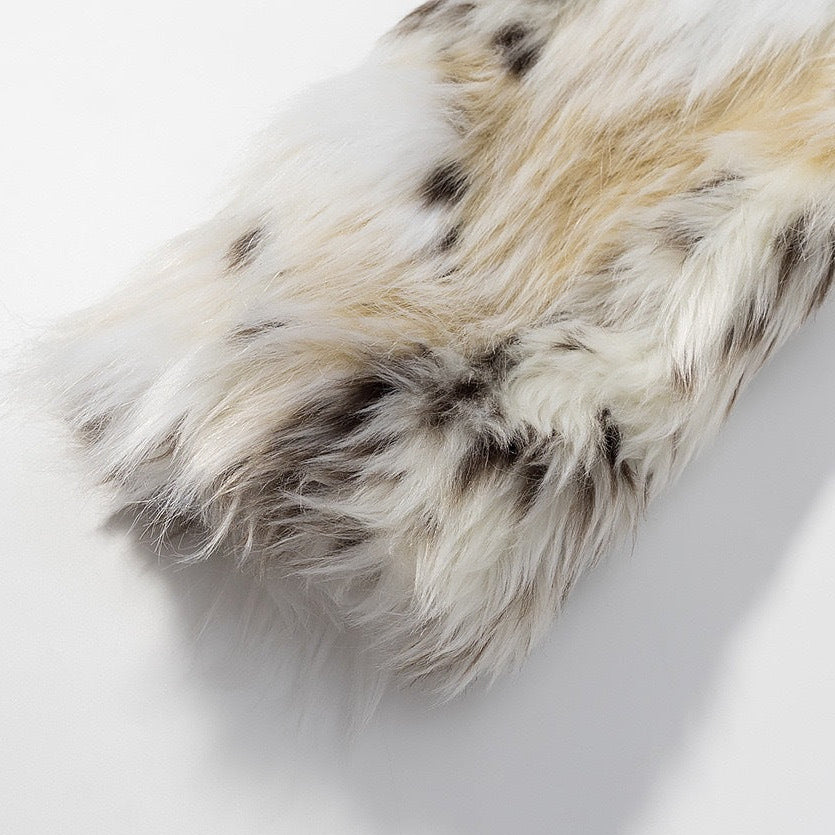 murray faux fur dyed coat