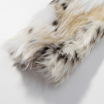 murray faux fur dyed coat