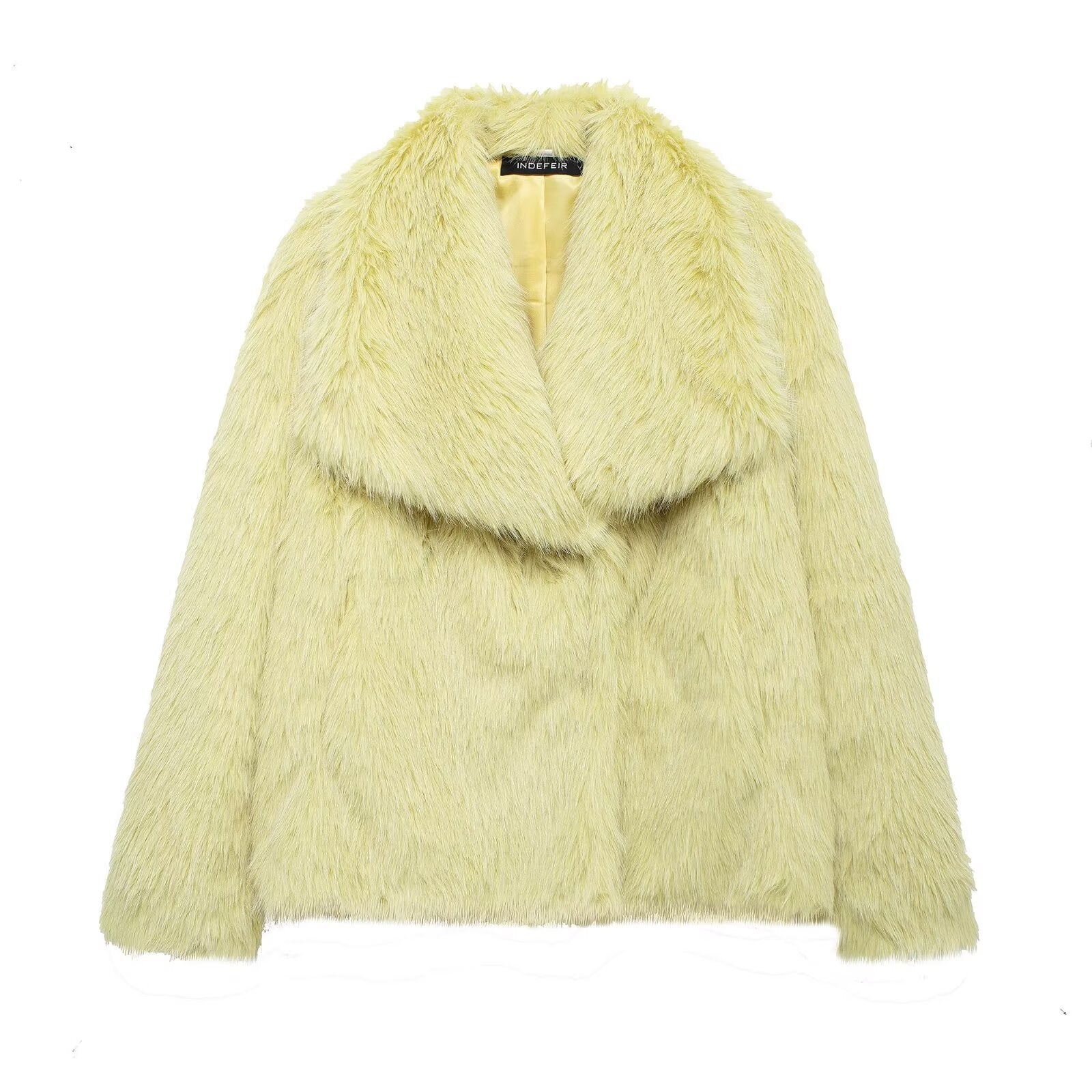 mag lambswool thick fur coat