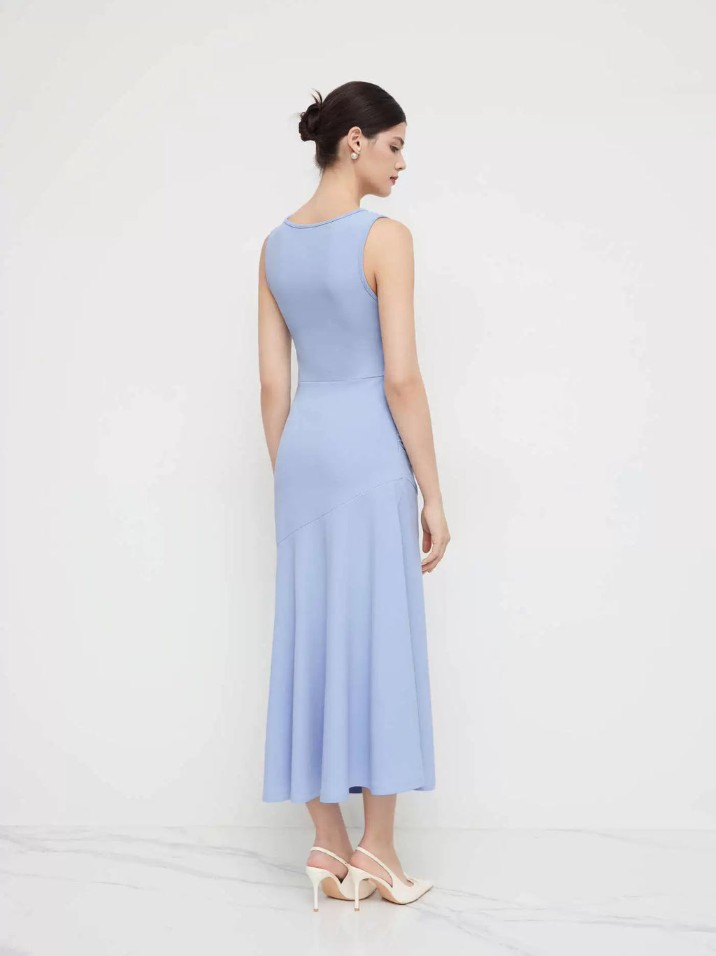 blue  camisole dress